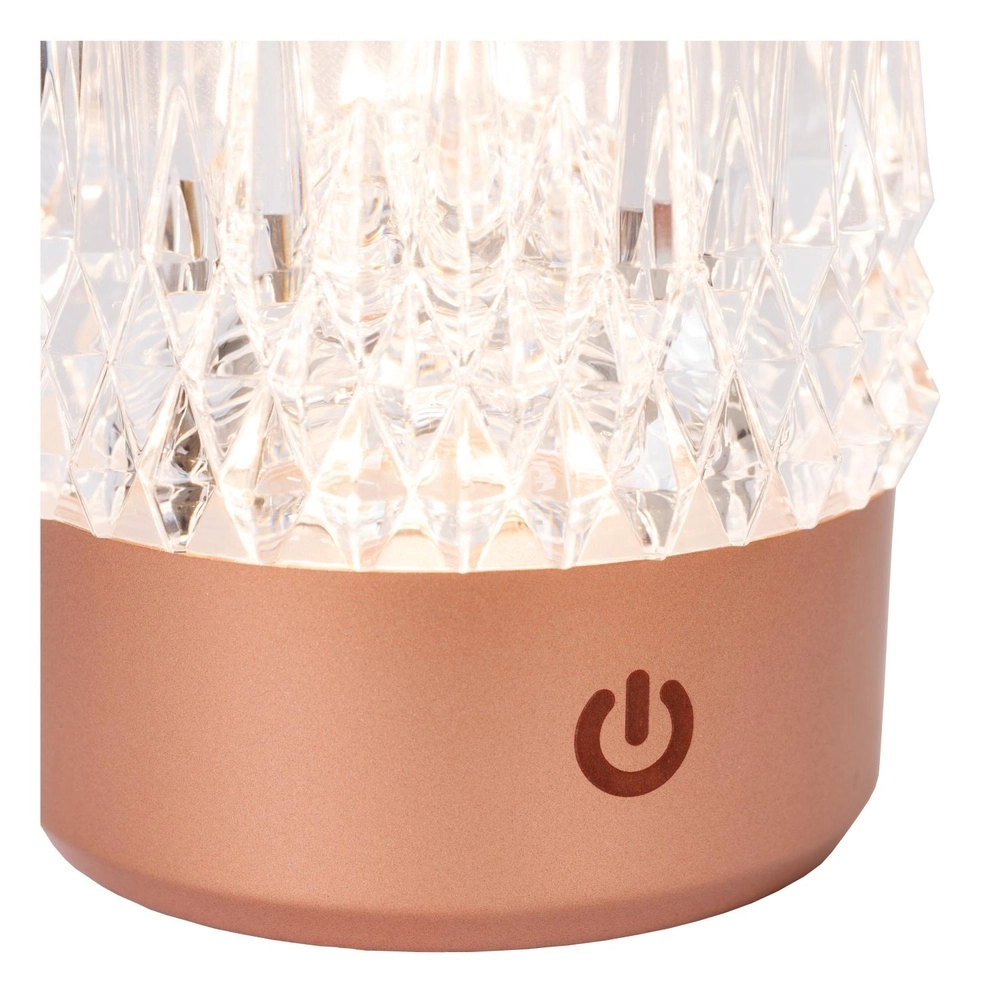 Lampes de table rechargeables Lily Jeu de 3 pièces en cuivre Lucide 5411212461094