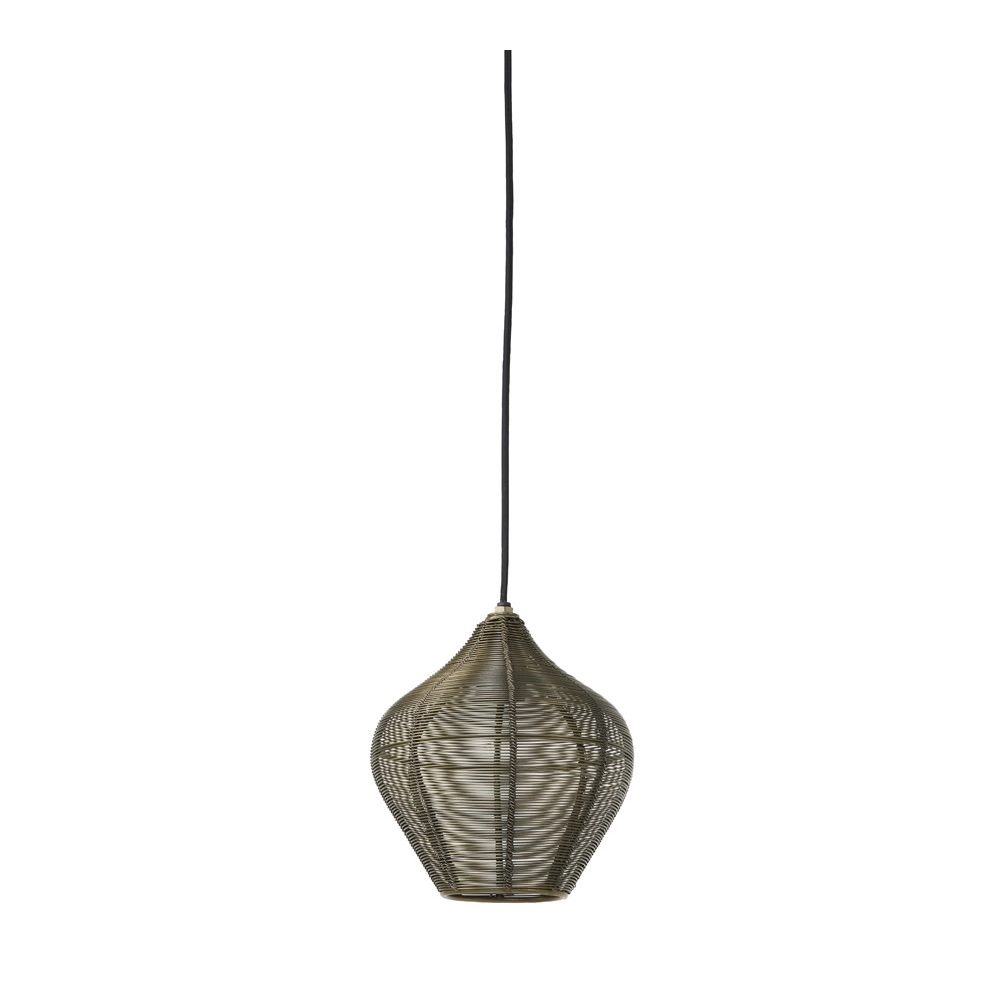 Lampe suspendue Alvaro bronze Ø 20 cm Light & Living 8717807634087