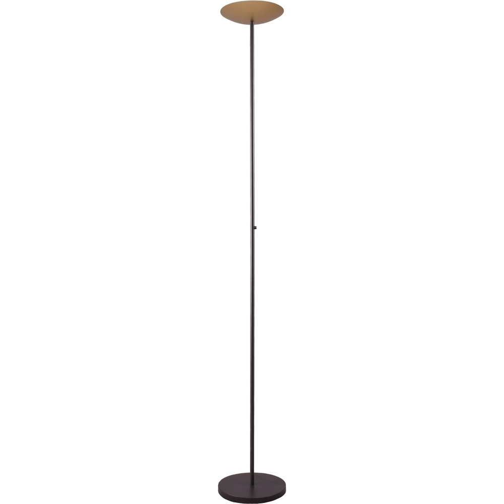Lampadaire de conception Scala noir avec or Ø 25cm
