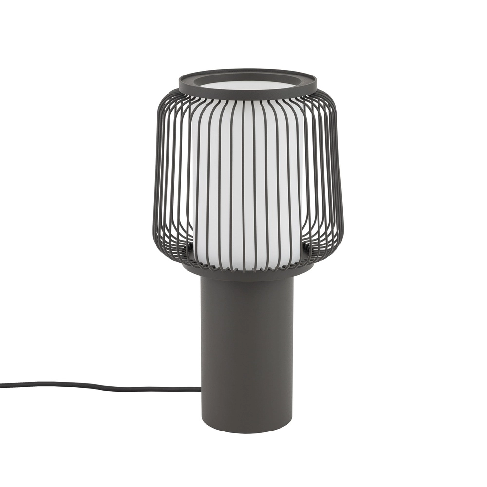 Lampe de table Nome Ø gris umbra de 18 cm Lyora 5903139122535