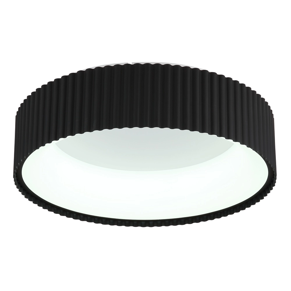 Lampe de plafond Kemp noir Ø 46cm Globo 9007371575268