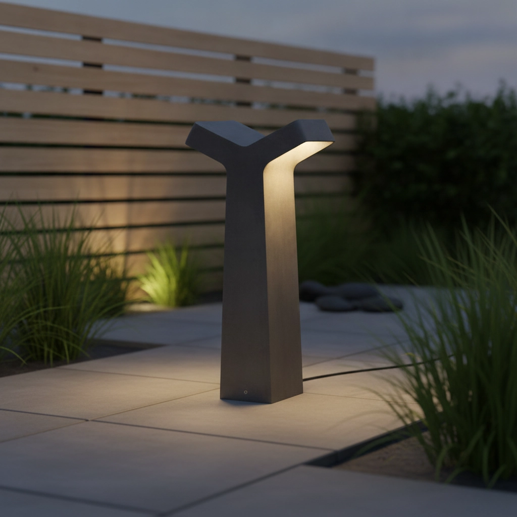 Lampe de jardin Aran Gris béton design
