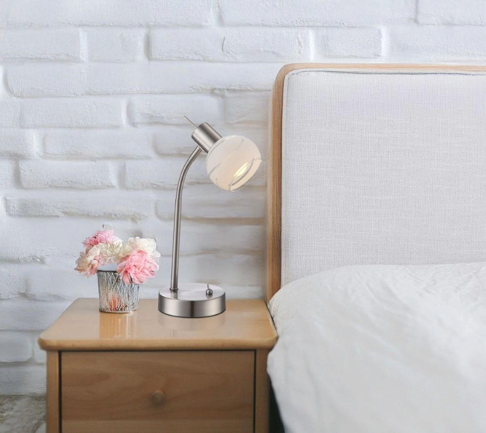 Lampe de bureau Elliott nickel Globo 9007371249336