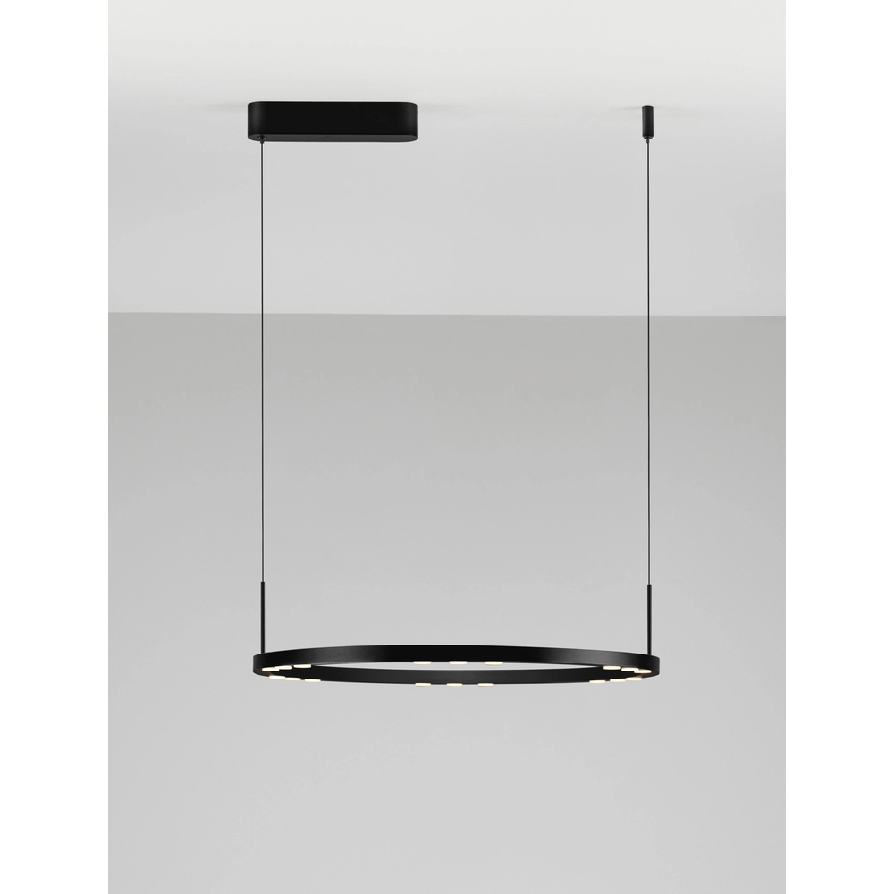 Suspension élégante Lunette noir Ø 660cm Suspension élégante Lunette noir Ø 660cm