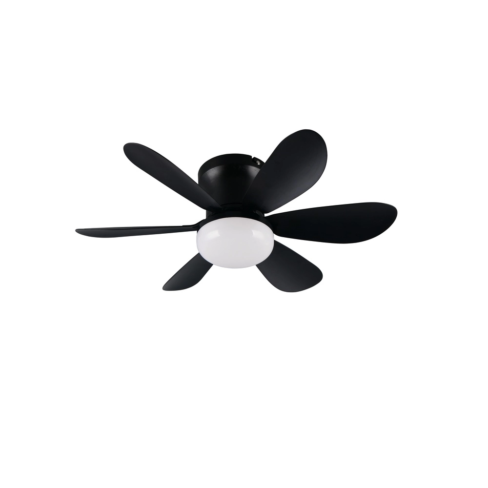 Éventail noir Lund Plafond Trio 4017807643732