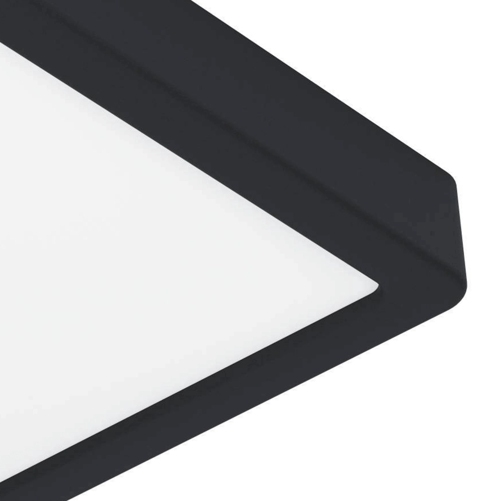 Plafonnier noir Fueva 5 21 par 21 cm Eglo 9008606244874