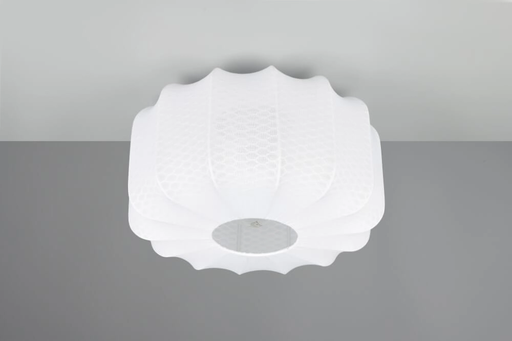 Plafonnier design blanc Madleine Ø 40cm Trio 4017807638257