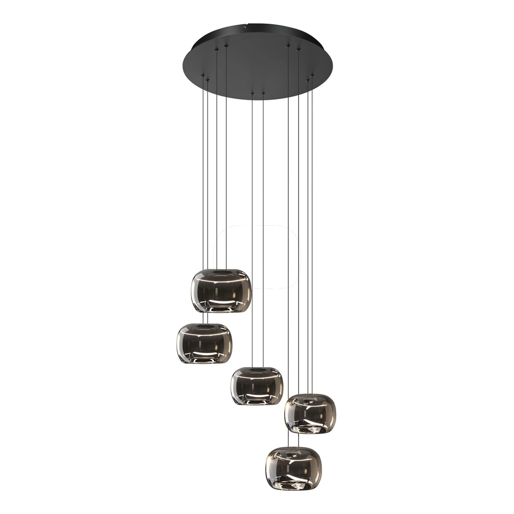 Suspension design Hortunas 5 lumières