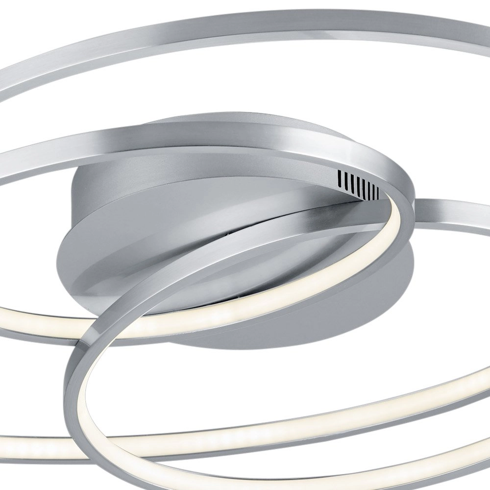 Plafonnier moderne Gale gris Trio 4017807452594