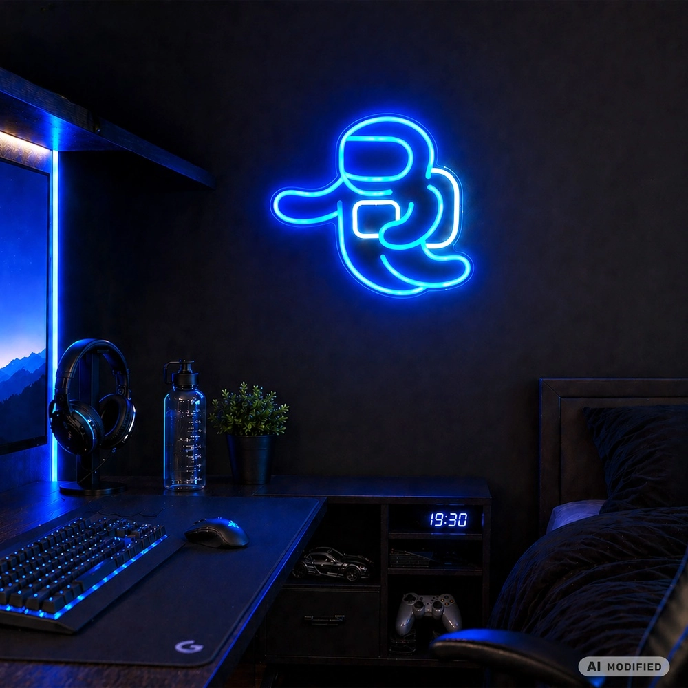 Lampe murale au néon Neon-Tales Astronaute Brilliant 4004353477805