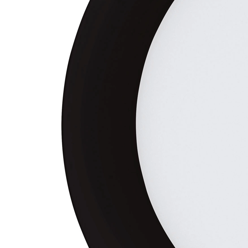 Plafonnier Zigbee Fueva-Z Ø 16,5 cm noir Eglo 9008606225637