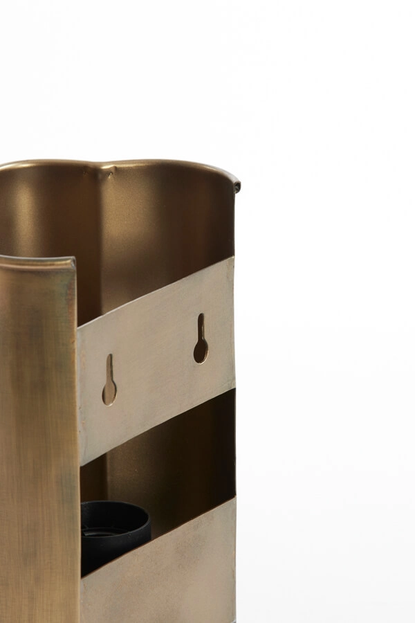 Applique murale en bronze Fringe 13,5 x 20,5 cm Light & Living 8717807705145