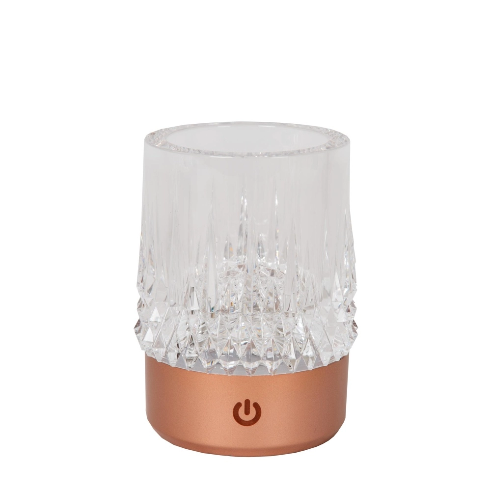 Lampes de table rechargeables Lily Jeu de 3 pièces en cuivre