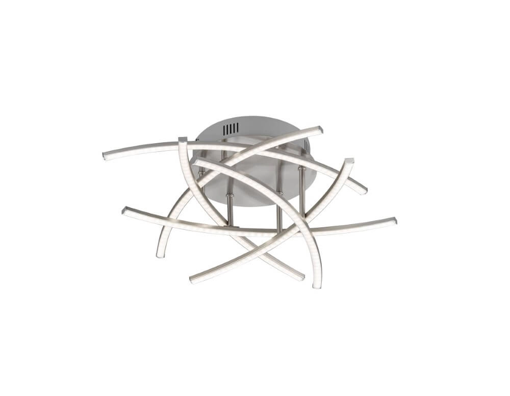 Plafonnier chromé Cross TW Ø 55 cm Plafonnier chromé Cross TW Ø 55 cm