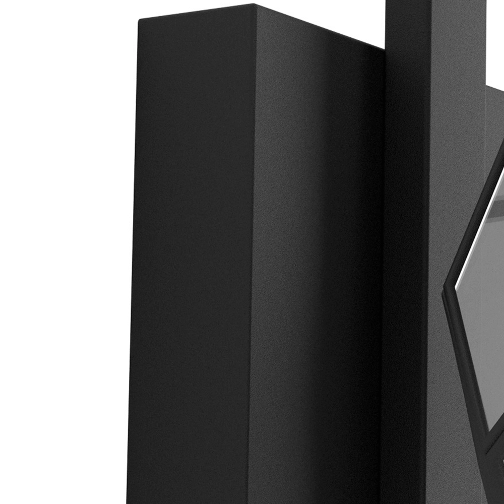 Applique Mardyke noir avec verre Eglo 9002759436452