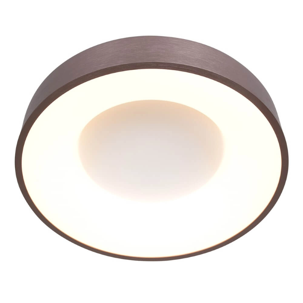 Plafonnier LED en bronze Ringlede Ø48cm Steinhauer 8712746167412