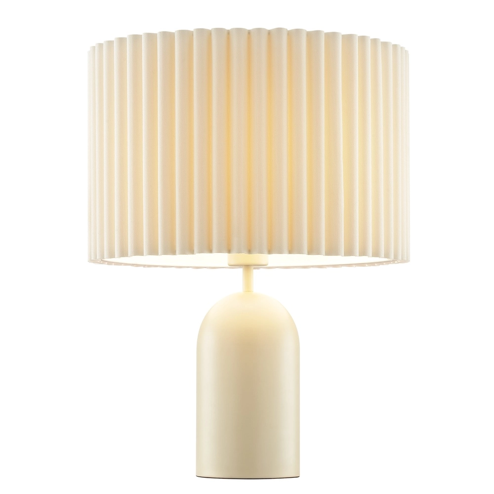 Lampe de table Velin brun sable