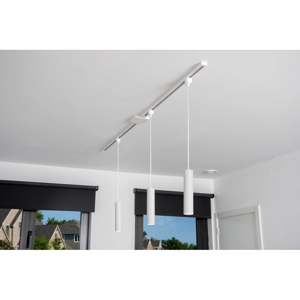 Suspension lumineuse à rail Track Floris Blanc monophasé Lucide 5411212093875