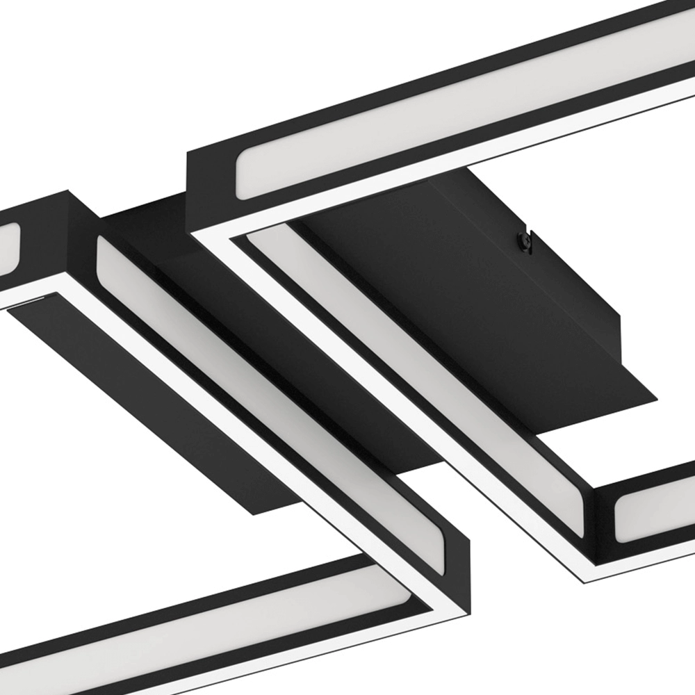 Plafonnier LED Altaflor noir Eglo 9002759997885