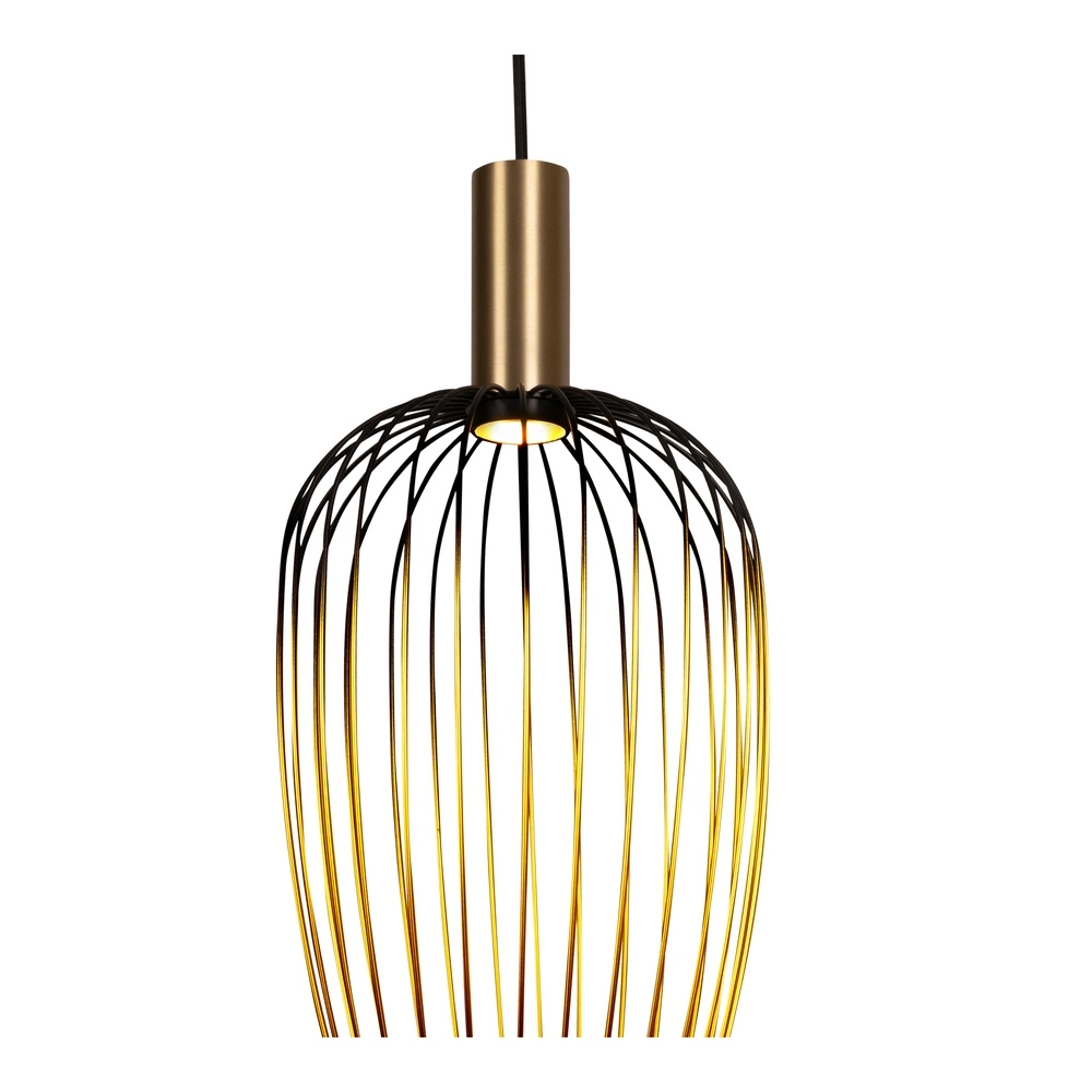 Lampe filaire Aurelie Ø 30 cm d’or Lucide Vibes 5411212212283