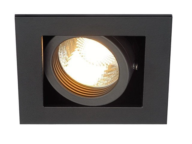 Spot encastrable Kadux 1 GU10 Square 9 cm noir Spot encastrable Kadux 1 GU10 Square 9 cm noir