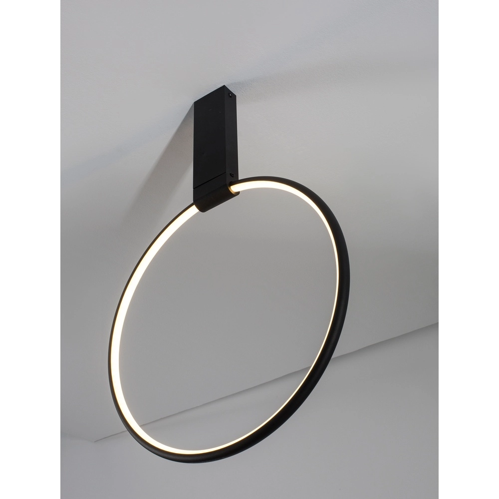 Plafonnier design Garve noir Ø 40cm