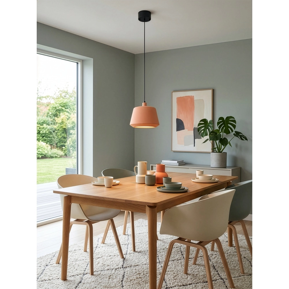 Lampe suspendue Mirea Terre cuite Trio 4017807704488
