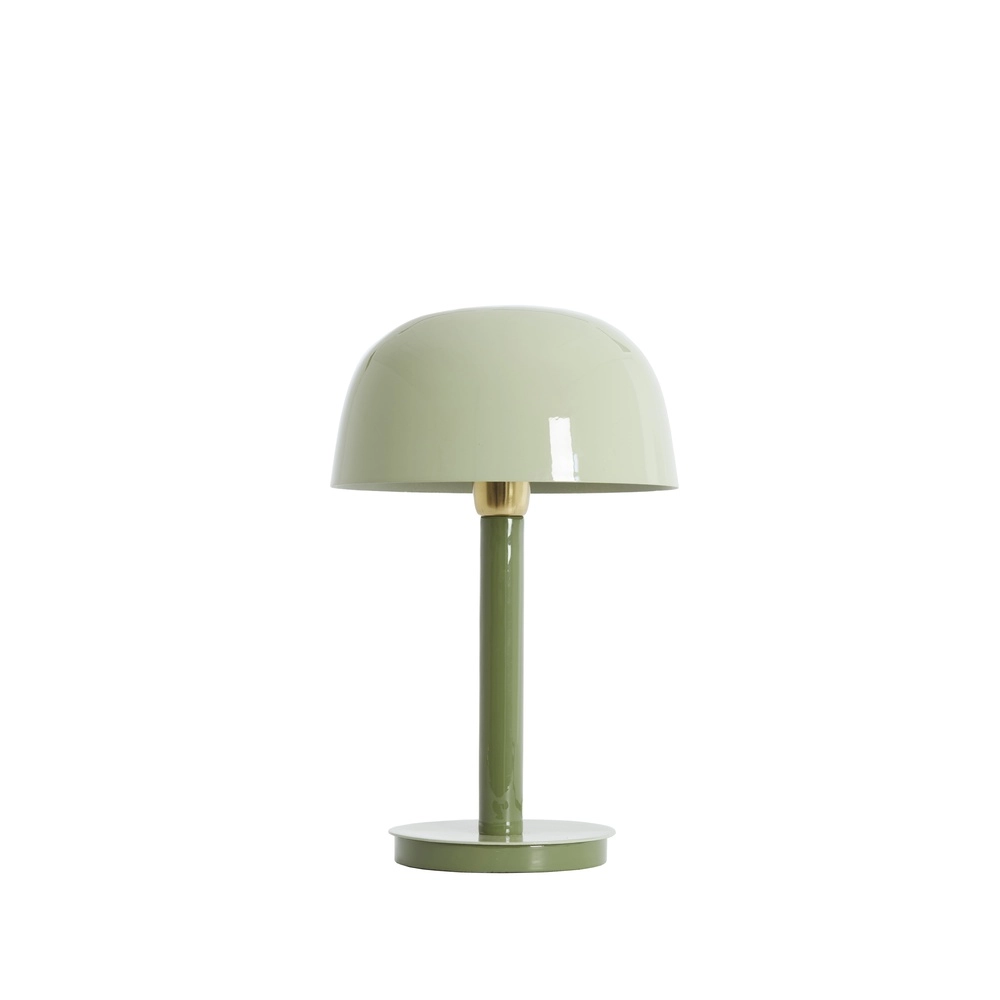 Lampe de bureau Marivet vert brillant - Ø 25cm