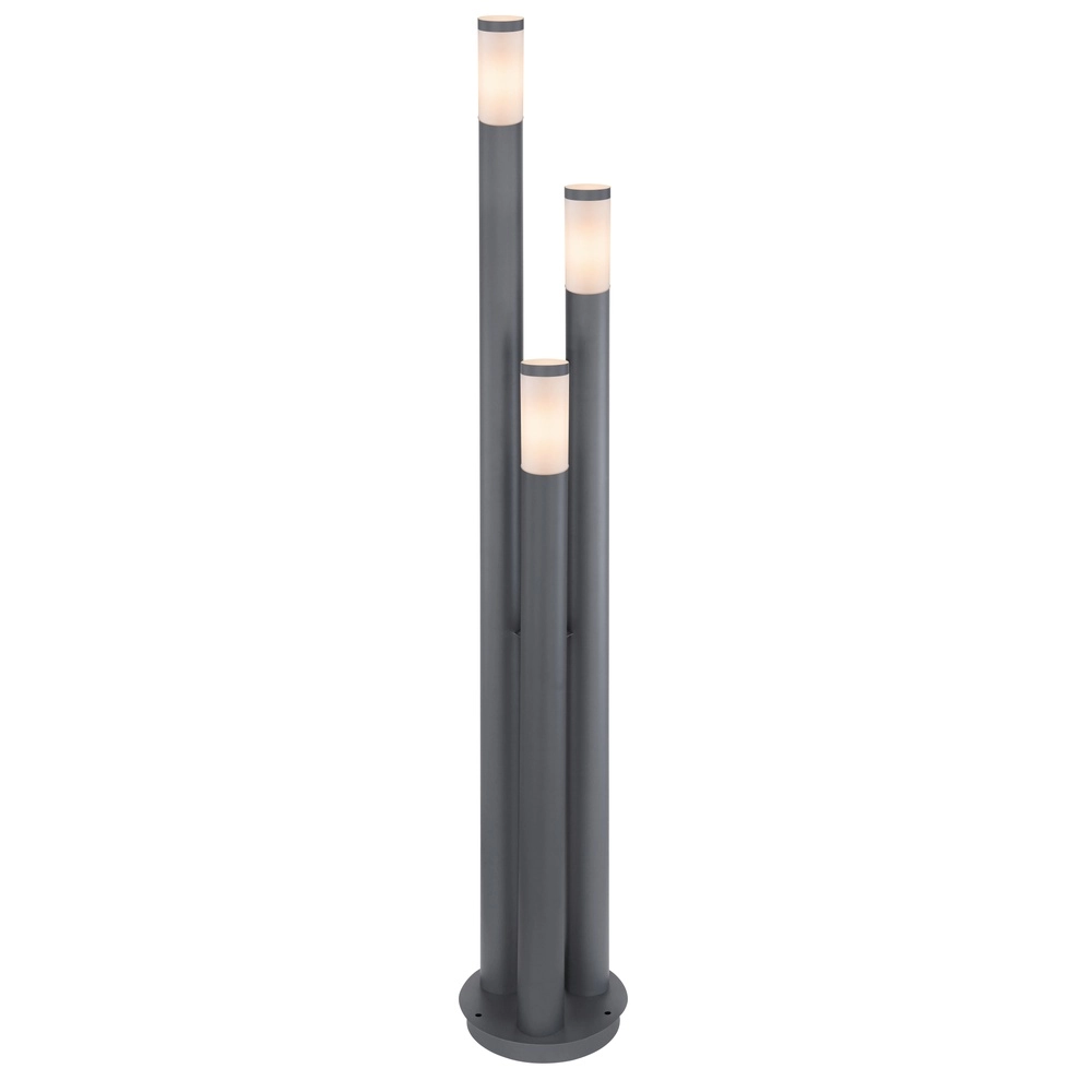 Lampe de jardin à 3 lumières Boston anthracite