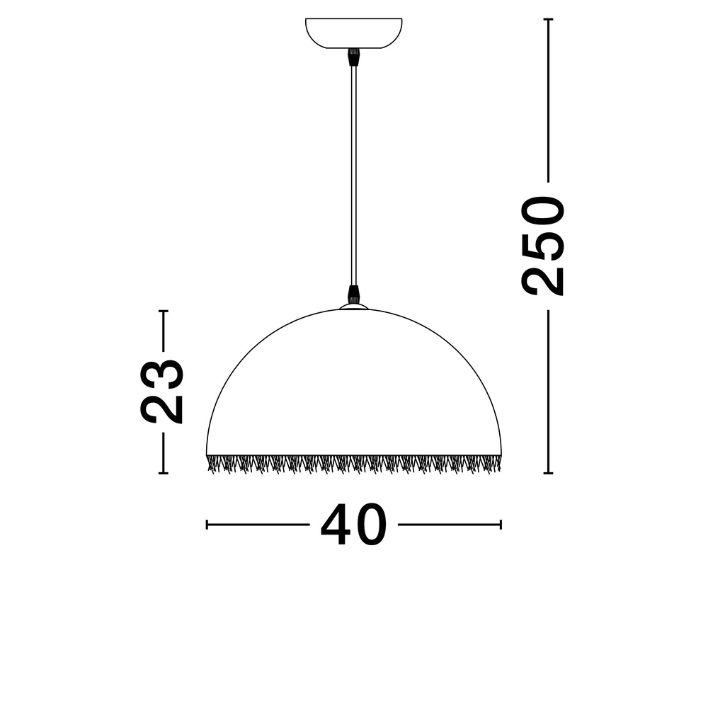Suspension Lalu Ø 40cm Lyora 5212017468109