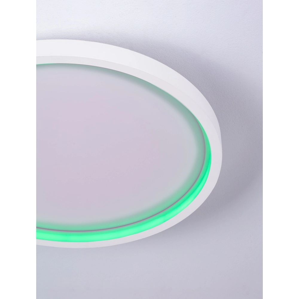 Plafonnier Chet Ø 39,3 cm avec fonction RGB Lyora 5212017450142