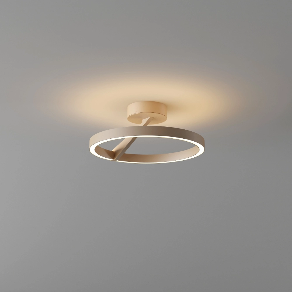 Lampe de plafond à design Oregon Ø 33cm - Champagne