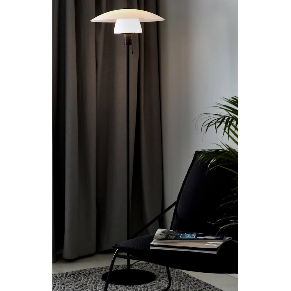 Lampadaire moderne Verona noir et blanc Nordlux 5704924001659