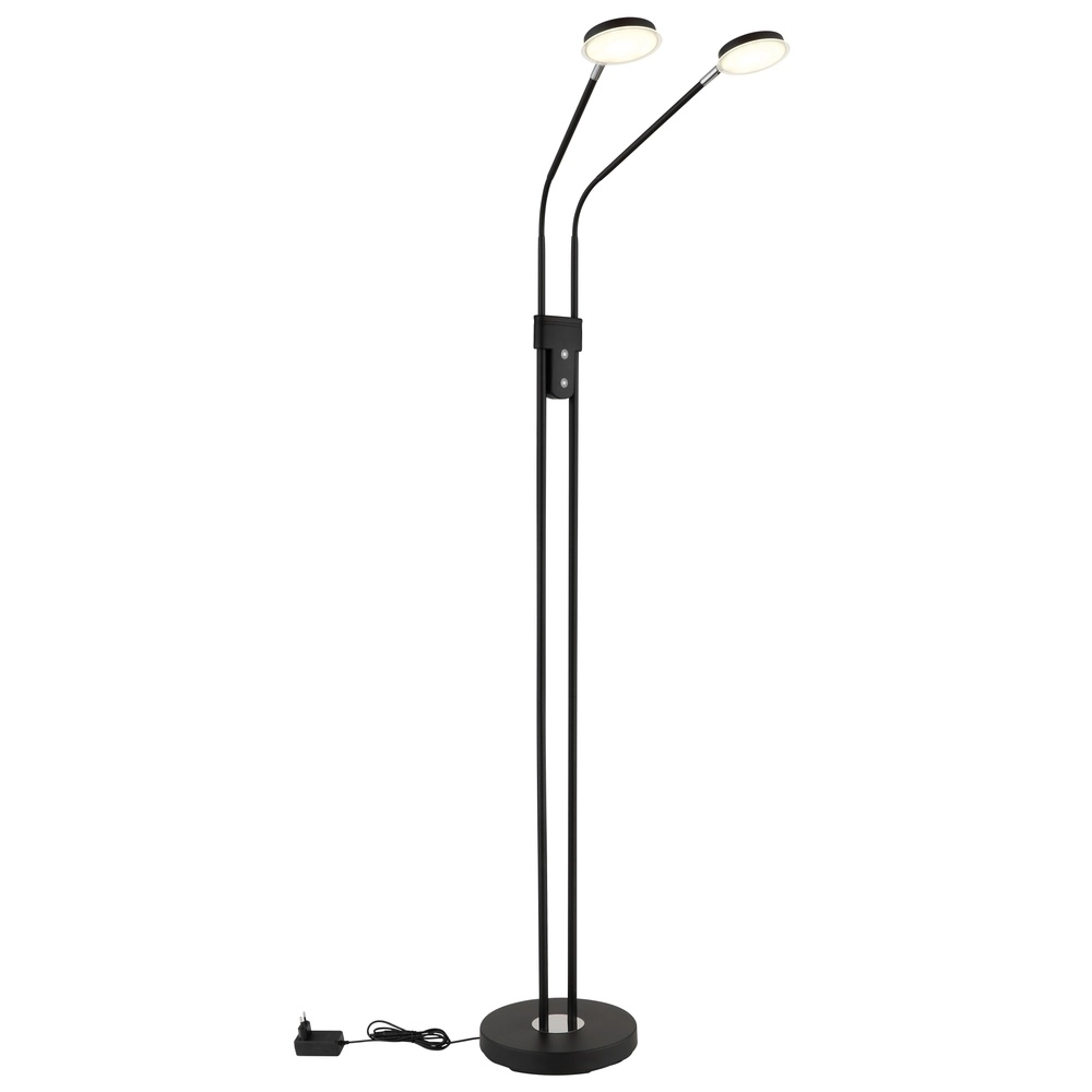 Lampe de lecture double Silvio Noir Globo 9007371580378