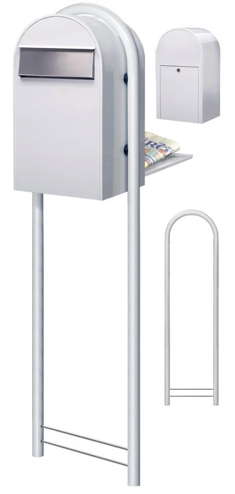 Boites aux lettres Grande B 9016 i Blanc Bobi 6417237034281