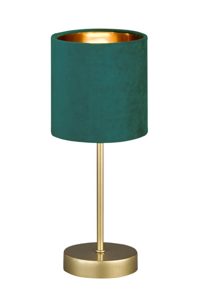 Lampe de chevet Aura velours bleu Lampe de chevet Aura velours bleu