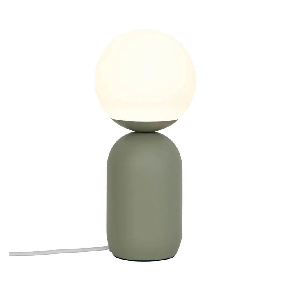 Lampe de table Notti Vert avec blanc Lampe de table Notti Vert avec blanc