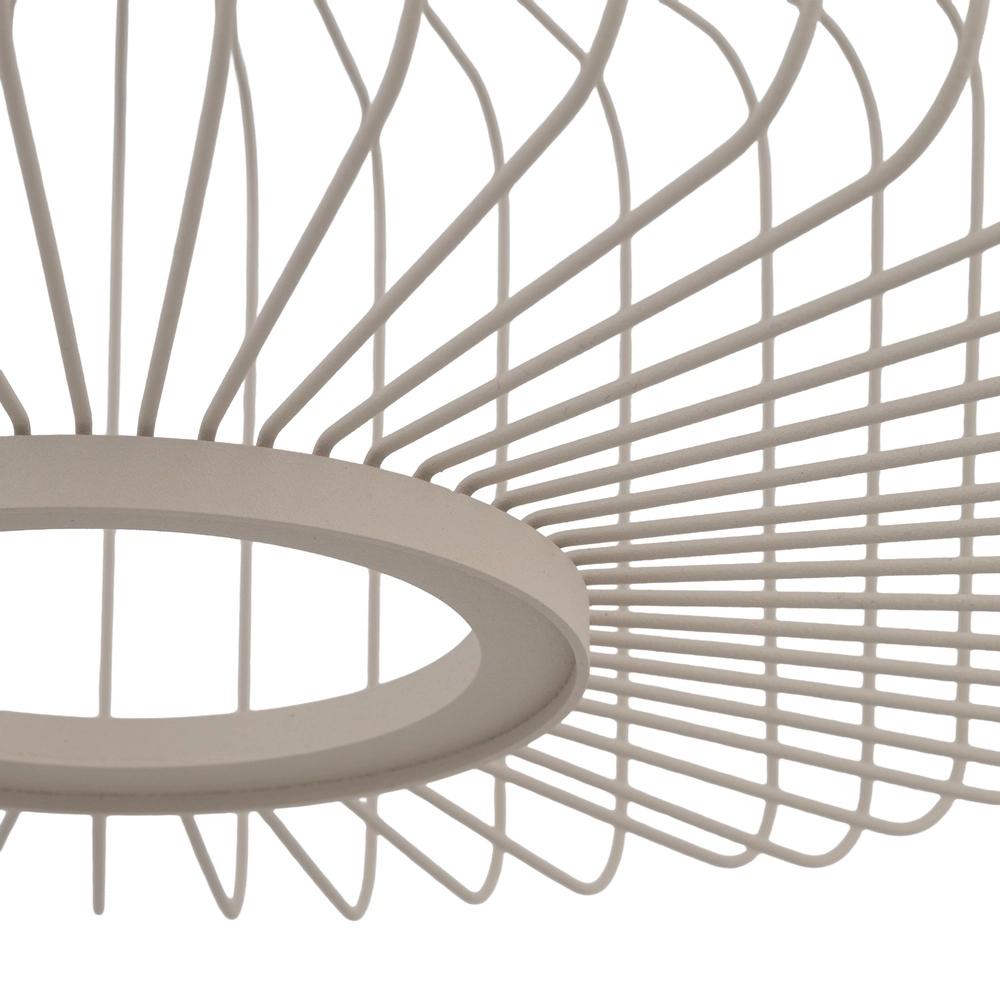 Lampe cage Kenai brun sable Ø 38cm Lyora 5903139122269