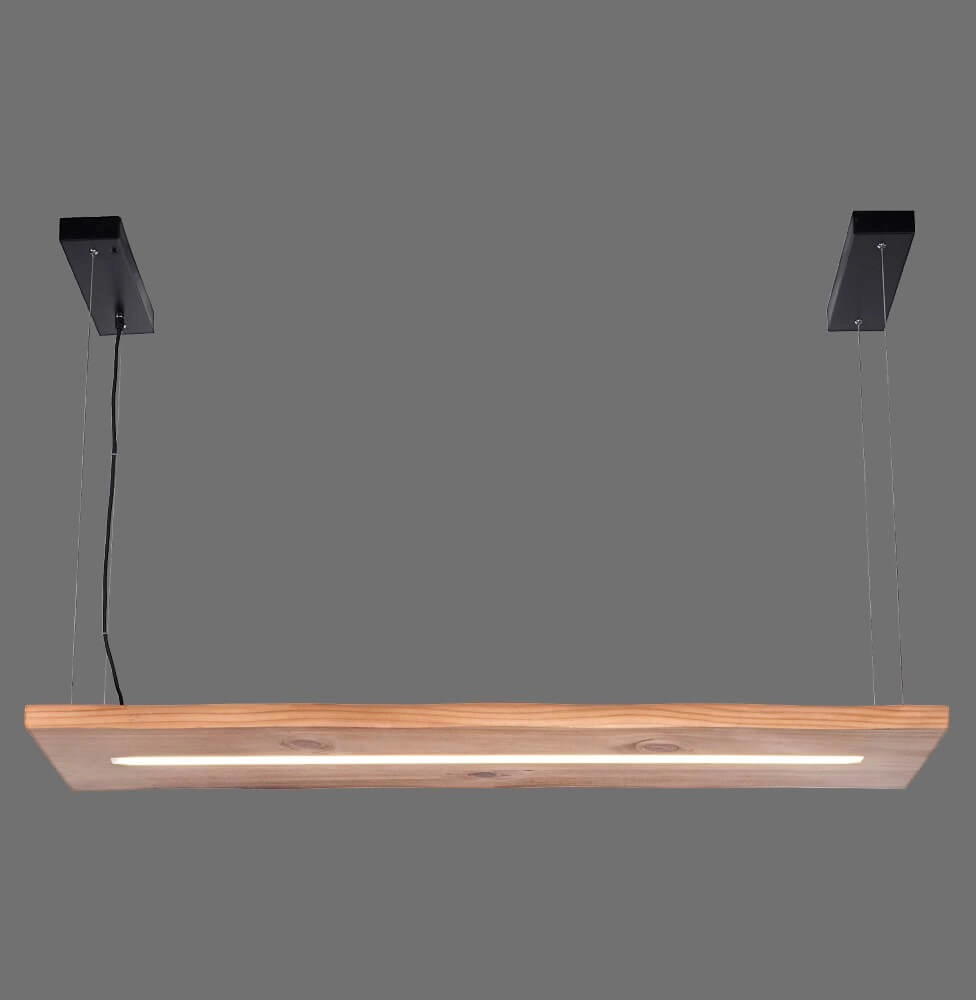 Lampe suspendue Palma bois Paul Neuhaus 4012248358924