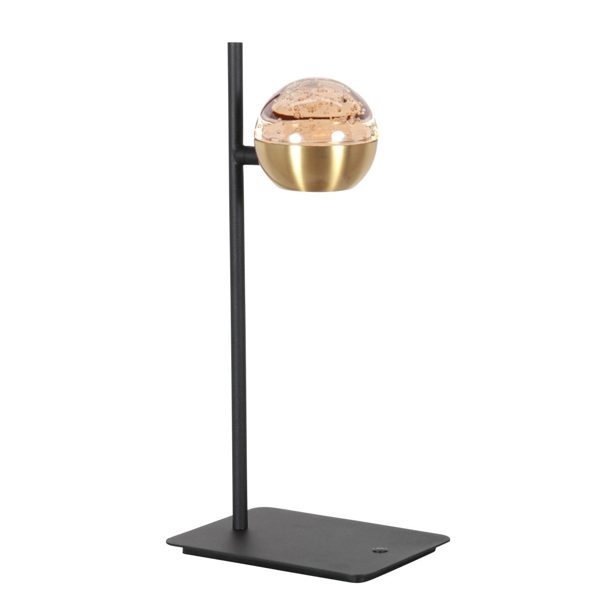 Lampe de bureau à LED Belluno laiton avec noir - dimmable Steinhauer 8712746183955