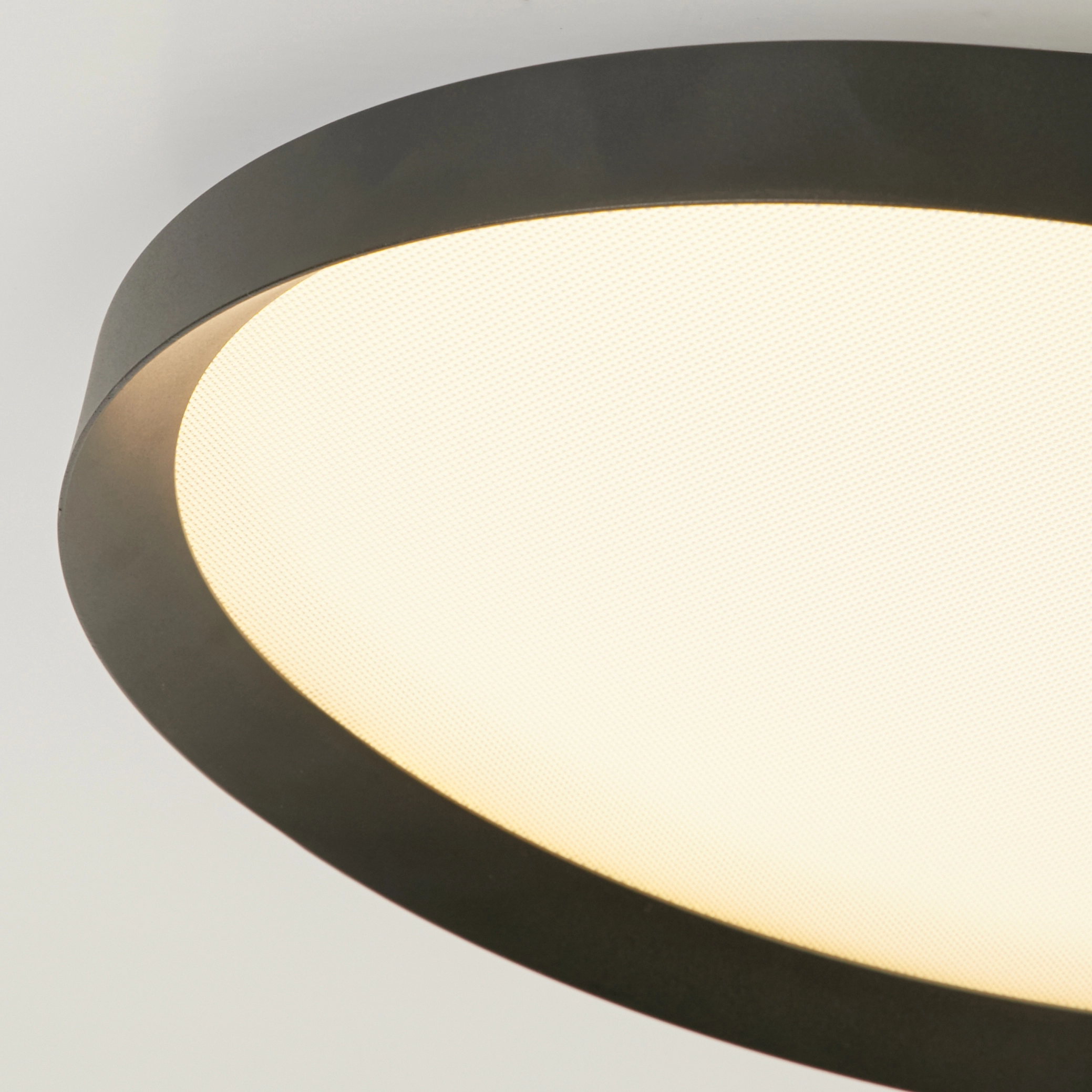 Lumière de plafond élégante Prisma noir Ø 35cm Lyora 5053423315201