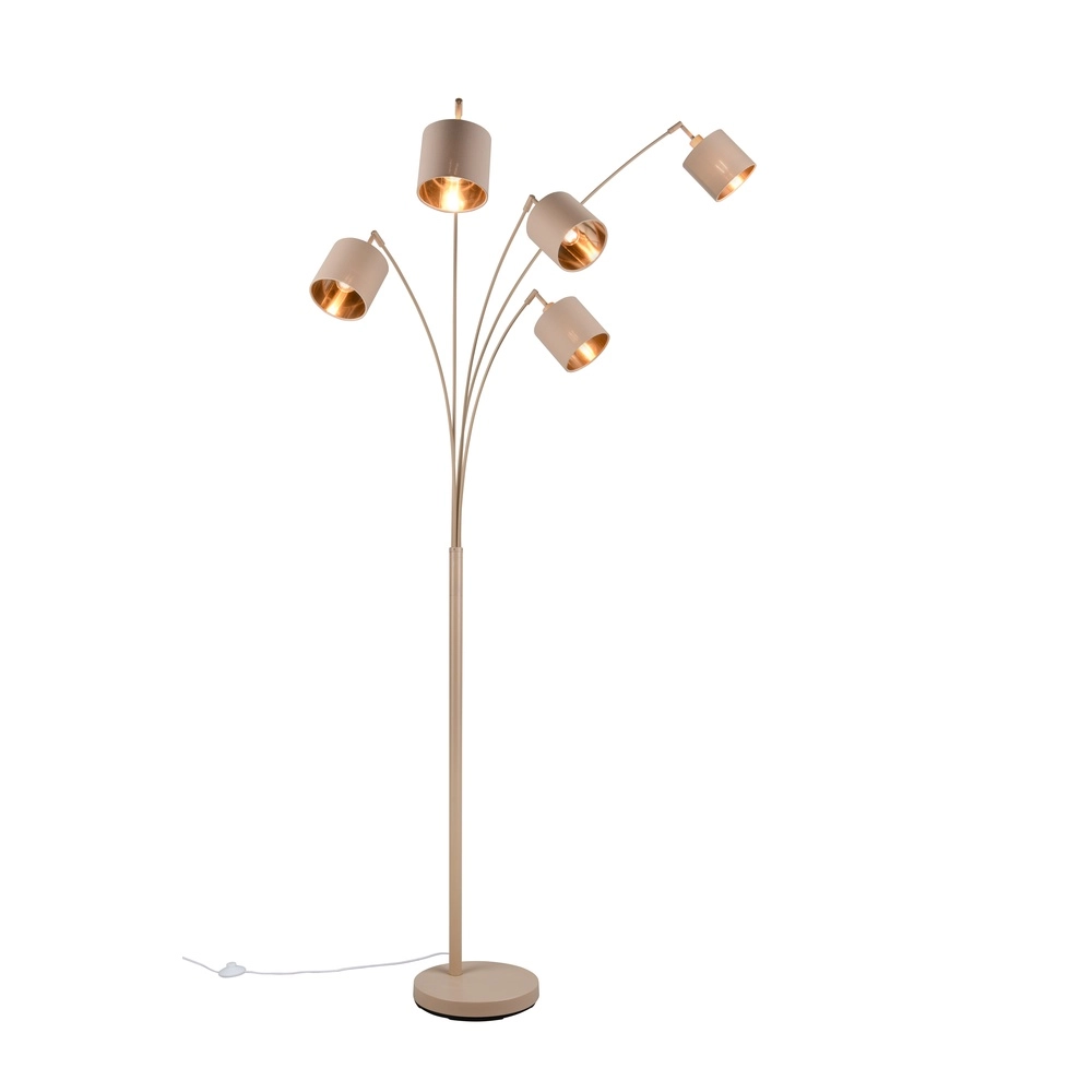 Lampe de pied Tommy Brun sable 5 clair