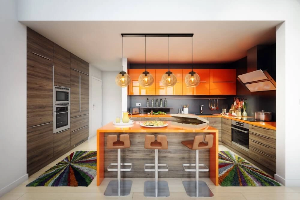 Lampe suspendue design Punch 4 lumières Searchlight 5053423241418