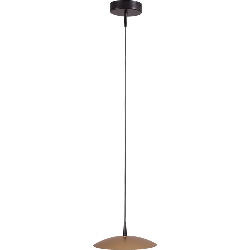 Lampe suspendue Scala Ø 20 cm noir avec or