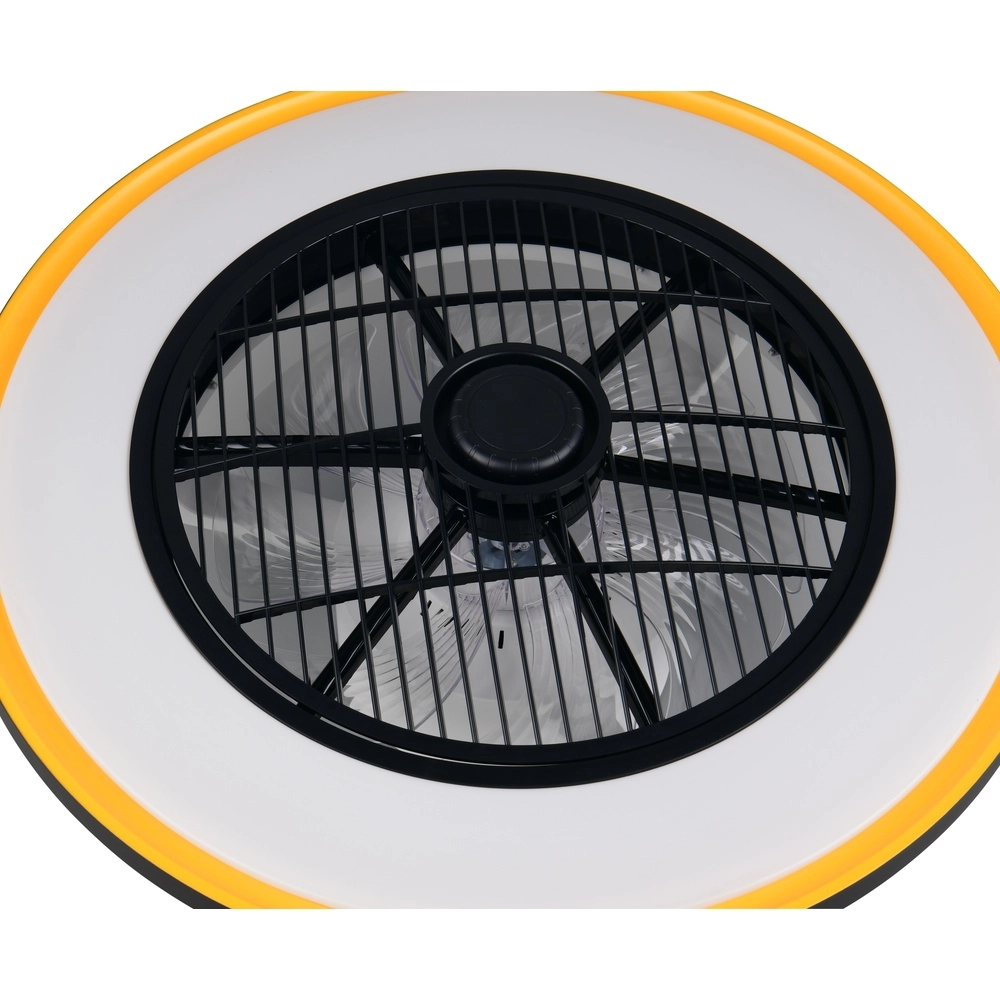 Ventilateur de plafond Varpula noir avec or Trio 4017807688597