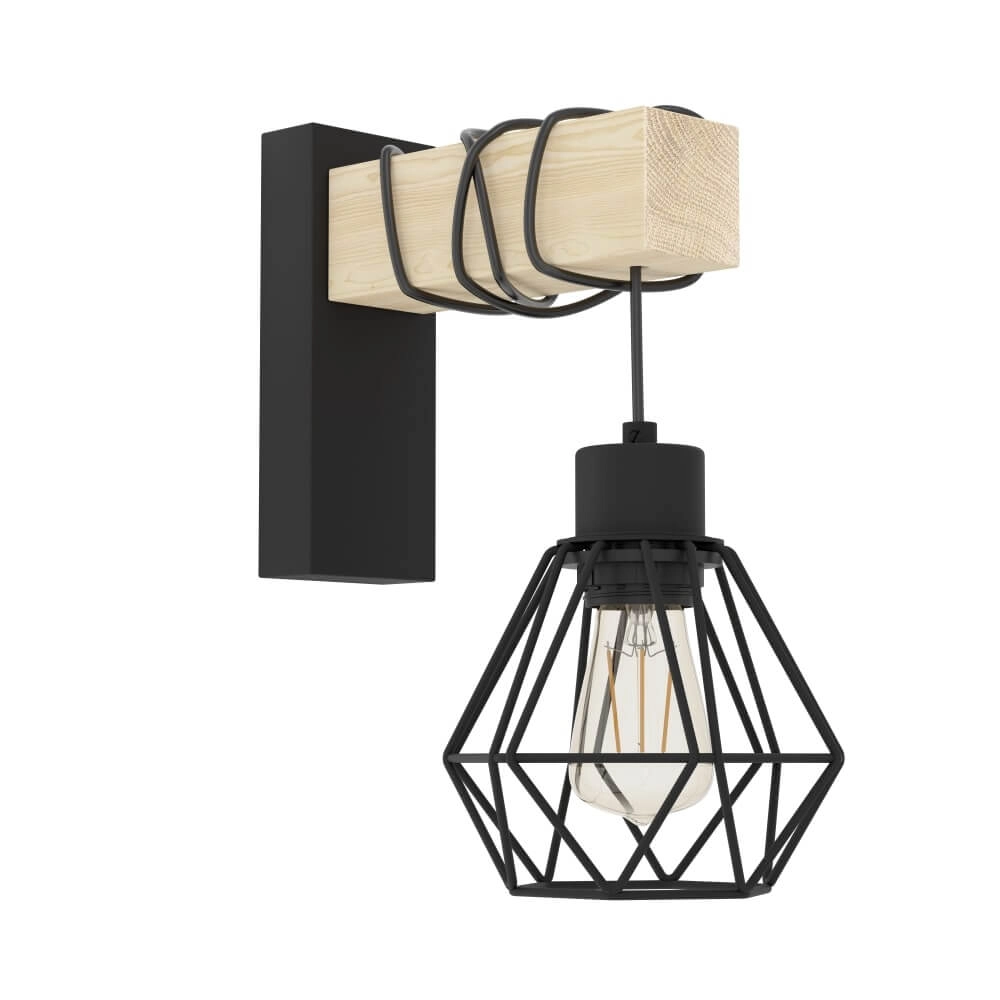 Applique en bois Townshend 5 Eglo 9002759440787