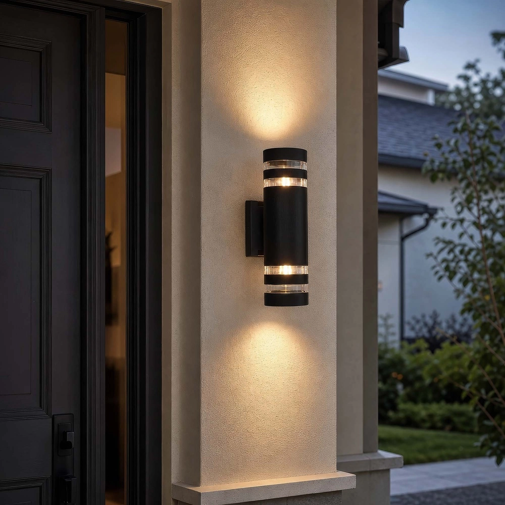 Lampe murale de conception Toluca Double noir Searchlight 5,05342E+12