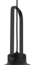 Lampe suspendue noire Mendoza Ø 37,5 cm Artdelight 8719831735051