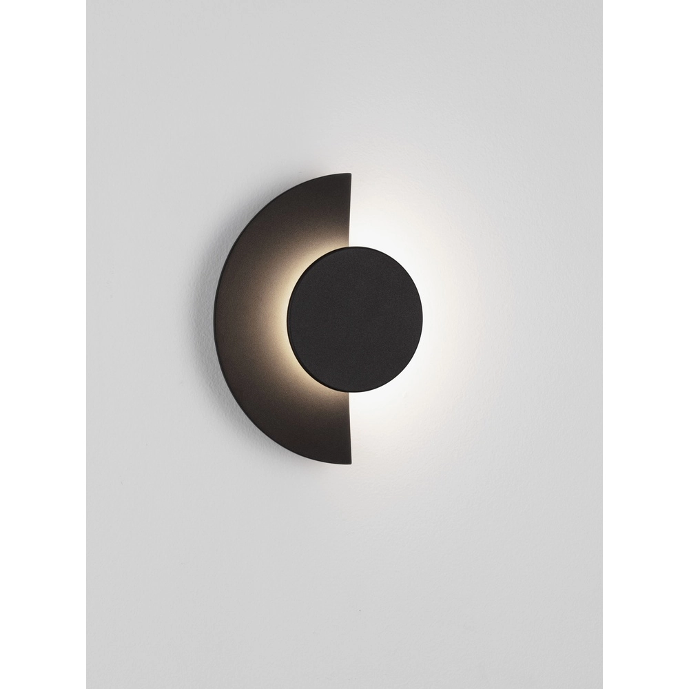 Lampe murale moderne Gloo noir - 2700K Lyora 5212017497246