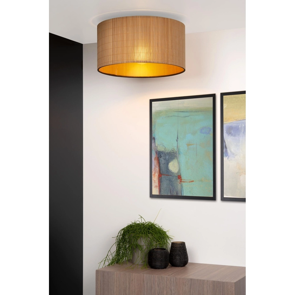 Lampe de plafond Magius Rotin Lucide 5411212031143